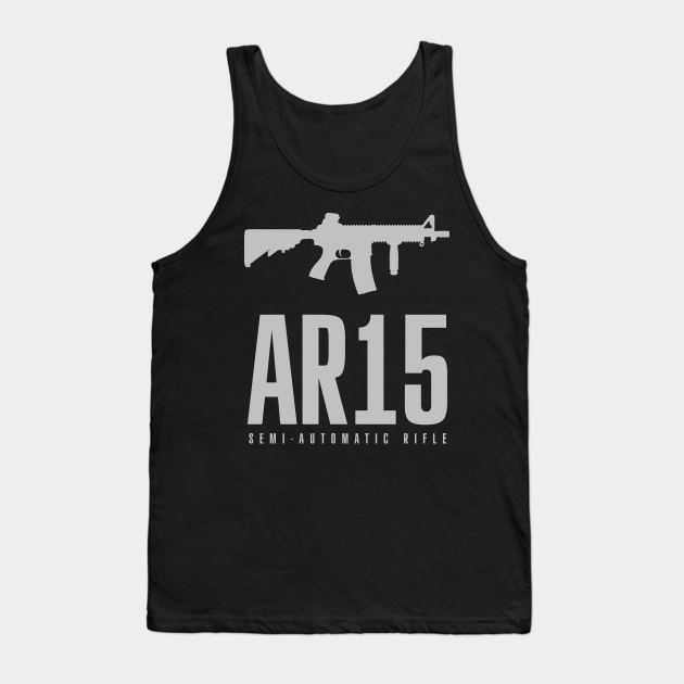 AR-15 Assault Rifle Tank Top by YujiVI